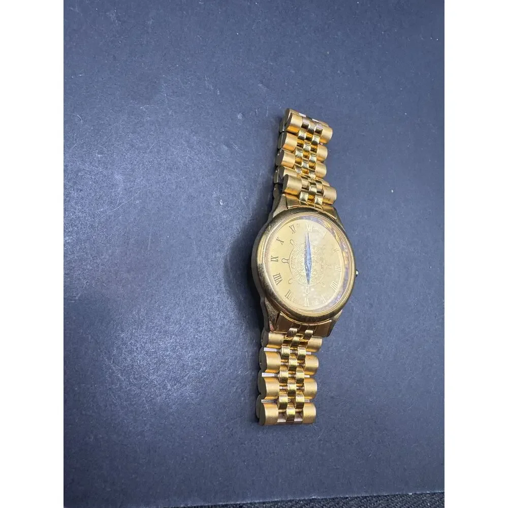 CSI Swiss 23 Karat Gold Plated Dial Christopher University Ladies Wrist Watch
